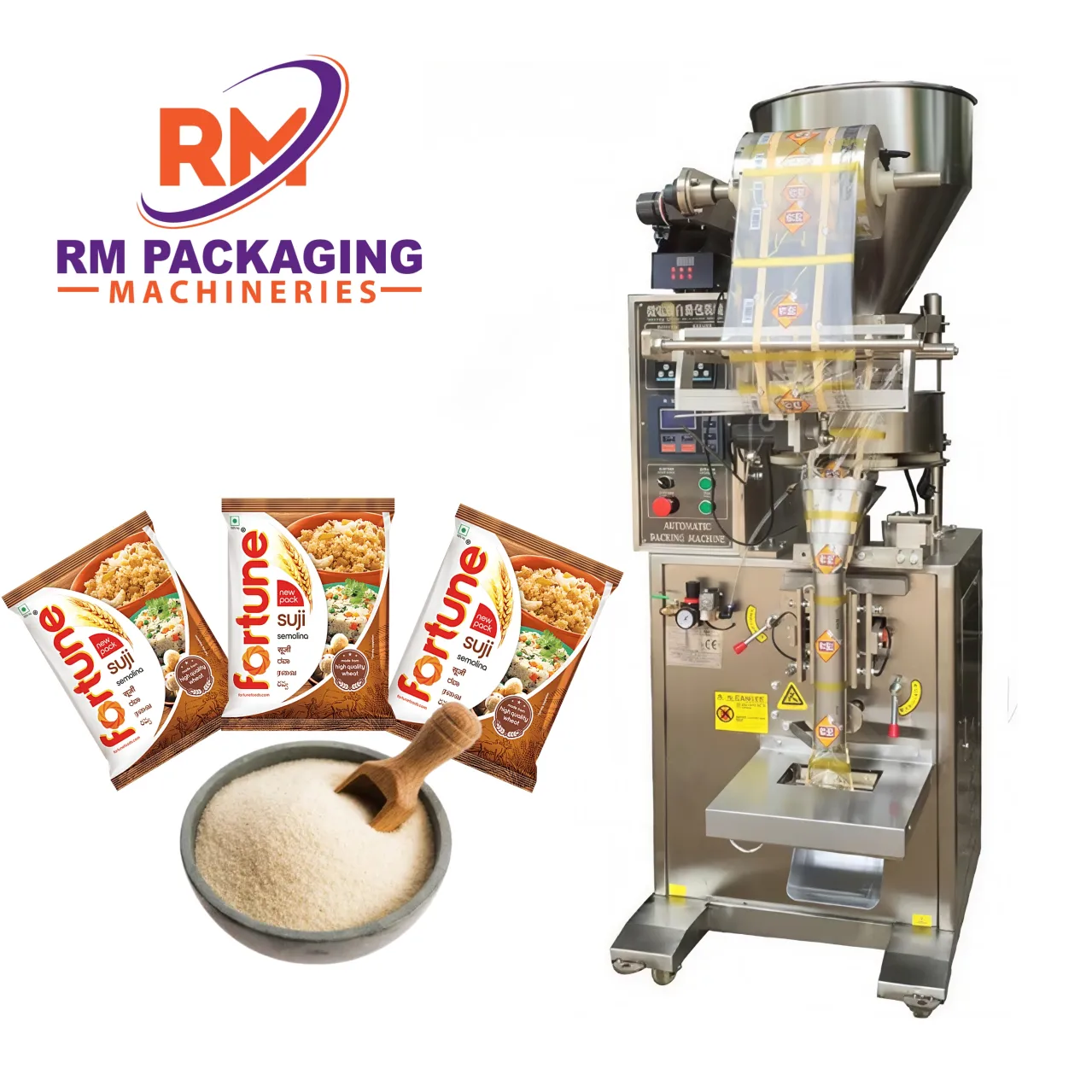 সুজি প্যাকিং মেশিন। ২০০-৫০০ গ্রাম