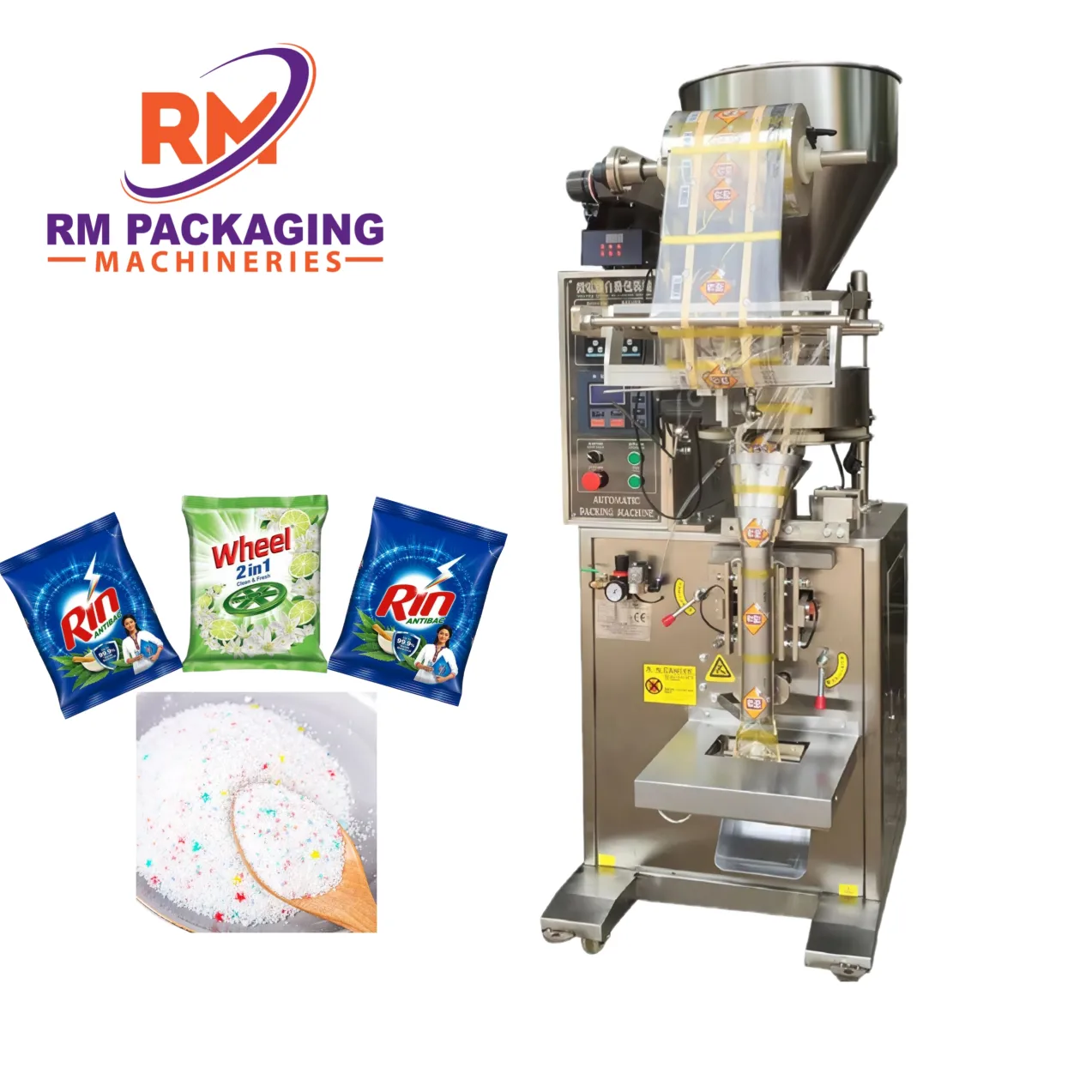 Detergent Powder Packing Machine 200-1000 gm
